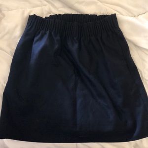 J. Crew navy blue sinch skirt